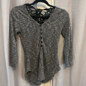 Gray blouse